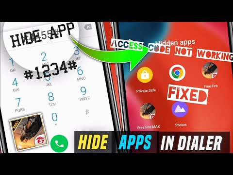 hide app not open || Hide app access code not working solution ||Hide app dialcode problem #hideapp