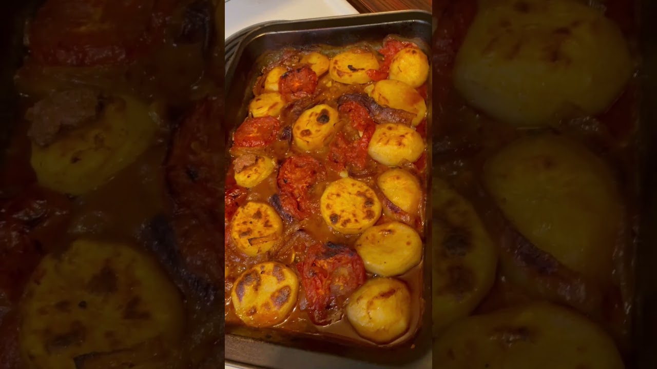 Kefta Potatoes and tomatoes