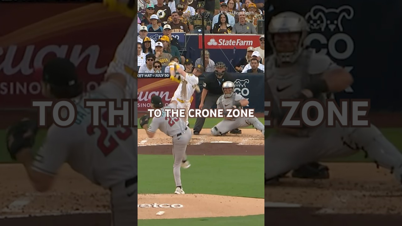INTO THE CRONE ZONE #mlb #padres #baseball #sports #homerun #highlights #sandiegopadres