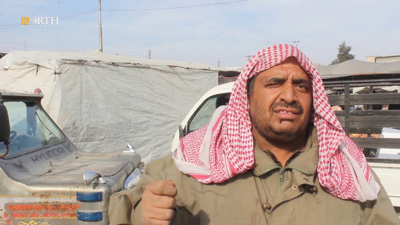 منبج- أهالي منبج يتحدثون عن النشاط التجاري في سوق الهال ـ نورث برس