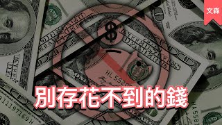 為什麼年輕時先別存錢《別把你的錢留到死》文森說書