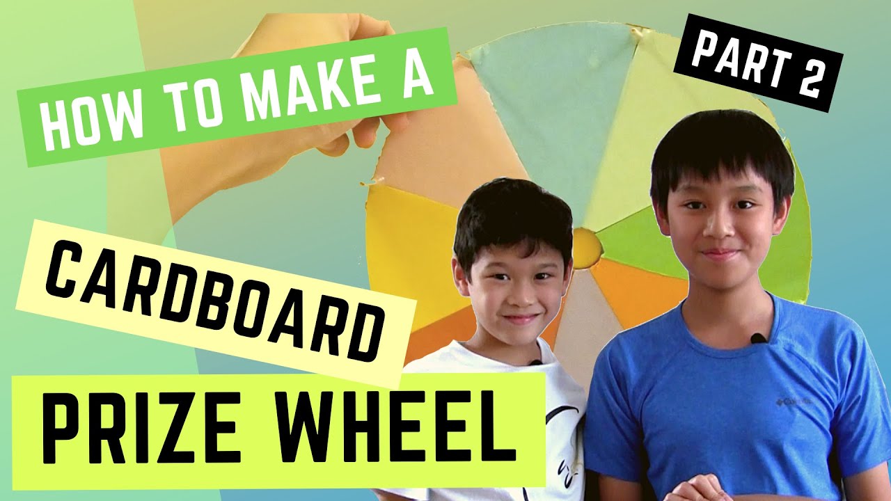 How to make a PRIZE WHEEL Part 2! | Cardboard Prize Wheel - YouTube