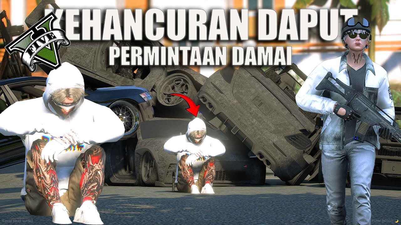 SAD !!! KEHANCURAN SEMUA KENDARAAN DAPUT , PERDAMAIAN DAPUT KE DOBRAK DITOLAK !! GTA 5