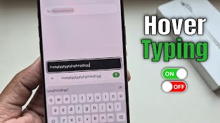How to disable hover typing in iPhone 17 Air/Pro/Max
