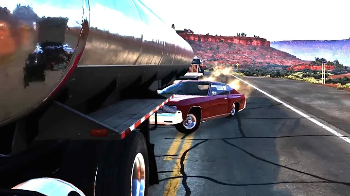 BeamNG Drive - Realistic Car Crashes #9