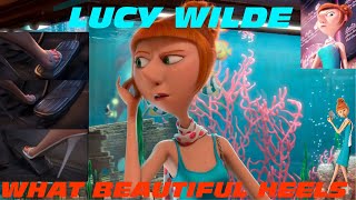 Lucy Wilde Pedal Pumping In White Heels