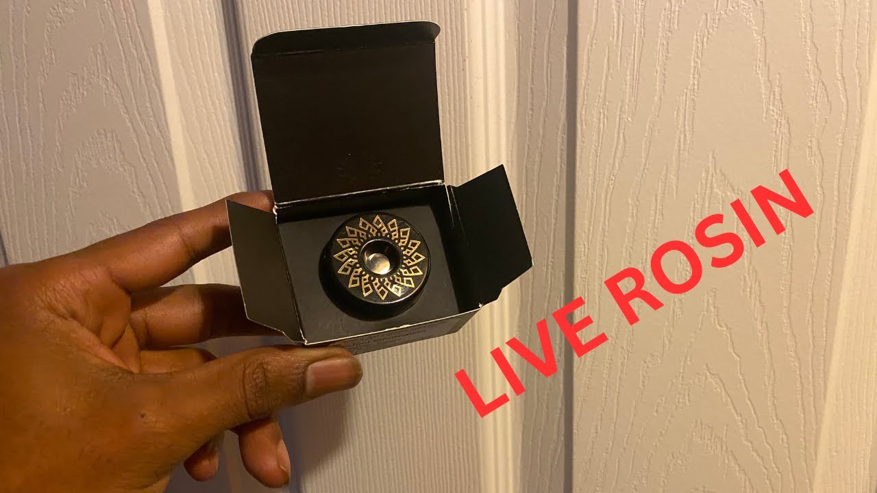 SMOKING LIVE ROSIN FOR THE FIRST TIME