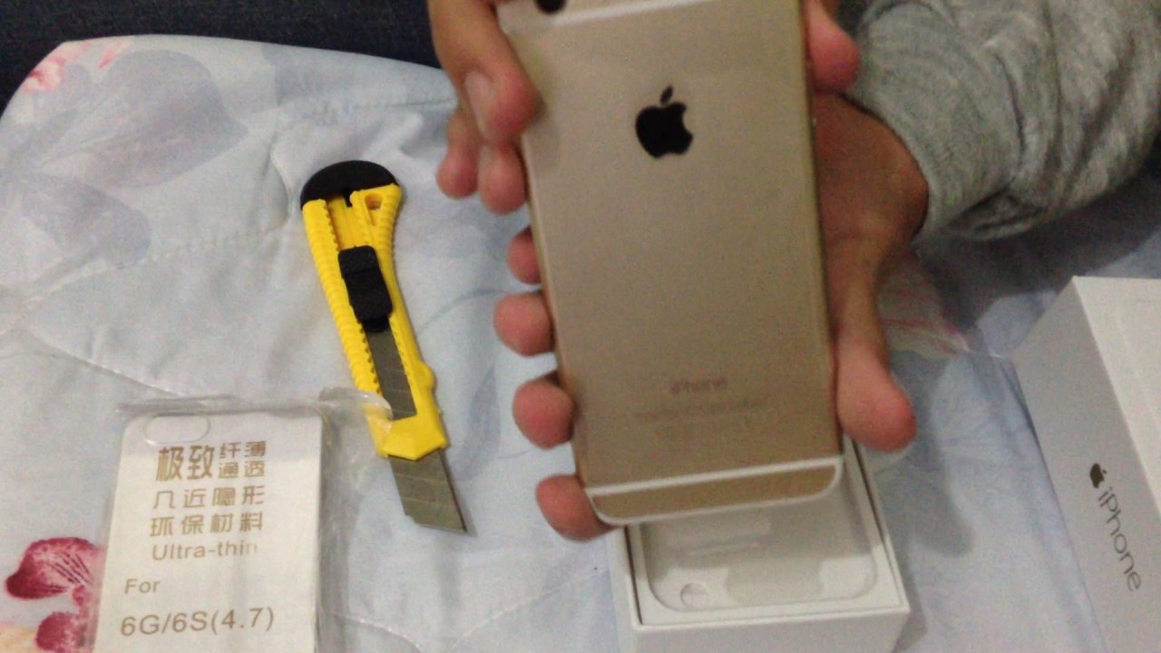 IPhone 6 dourado ORIGINAL (Refurbished)  aliexpress (UNBOXING)