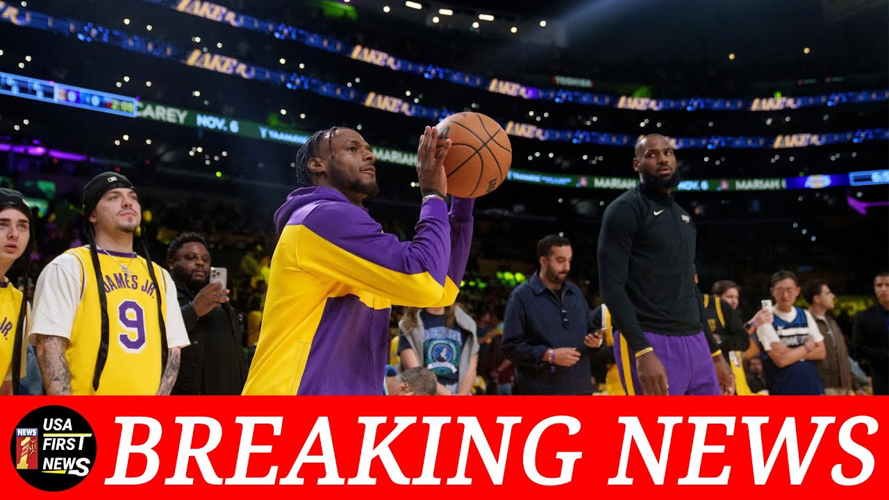 Bronny James stays focused as LeBron commits to Lakers