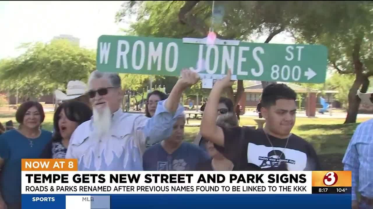 City of Tempe gets new street and park signs