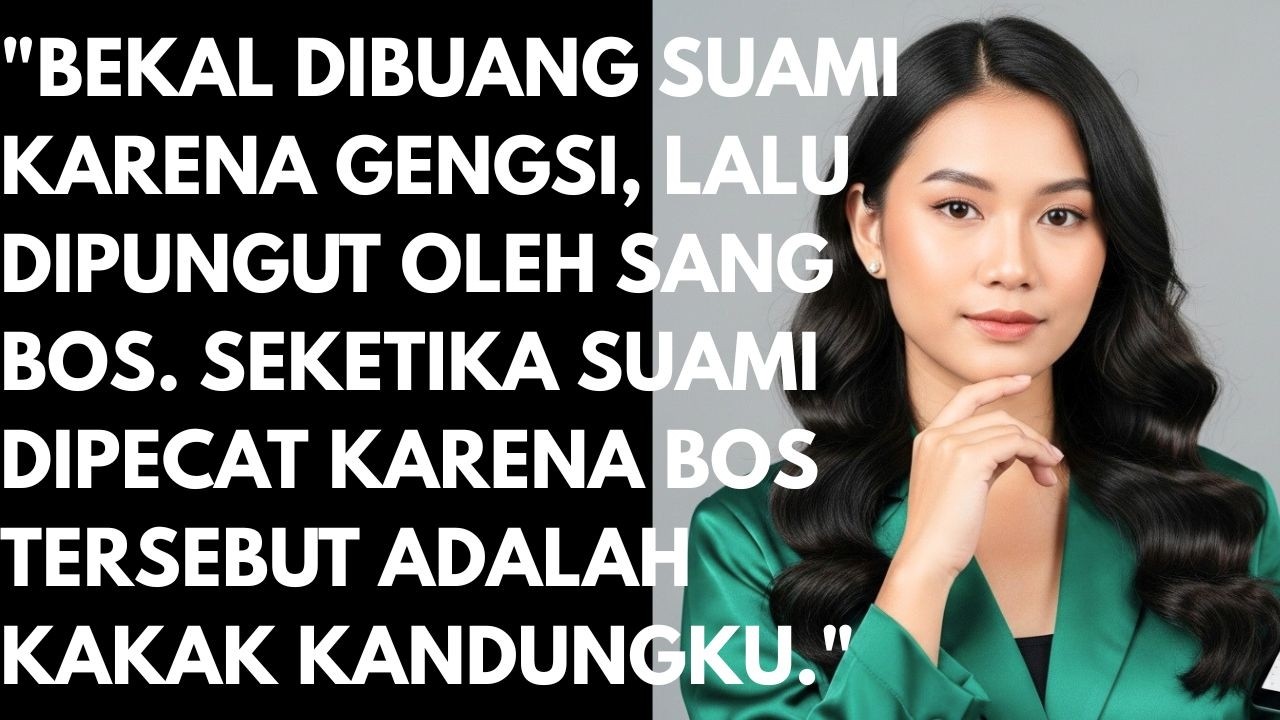 BEKAL DI BUANG SUAMI KERENA GENGSI , LALU DI PUNGUT  OLEH SANG BOS, SEKETIKA SUAMI DI PECAT KARENA..