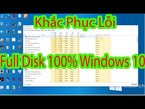 Sửa Lỗi Win 10 Full Disk 2020 | Khắc phục máy tính bị chậm , đơ giật lag.. cơ bản !