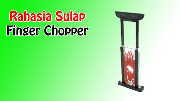 Rahasia Sulap Finger Chopper | Tutorial Magic | Alat Sulap Potong Jari | Dimen Shop