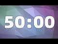 50 Minute Timer No Music With Alarm & Ticking Sound Effect | 50 Minutes Countdown Timer Workout