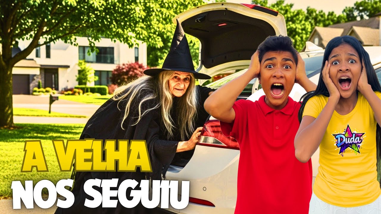 A VELHA NOS SEGUIU NA FESTA À FANTASIA?!*como vamos escapar dela? (Felipe e Duda)