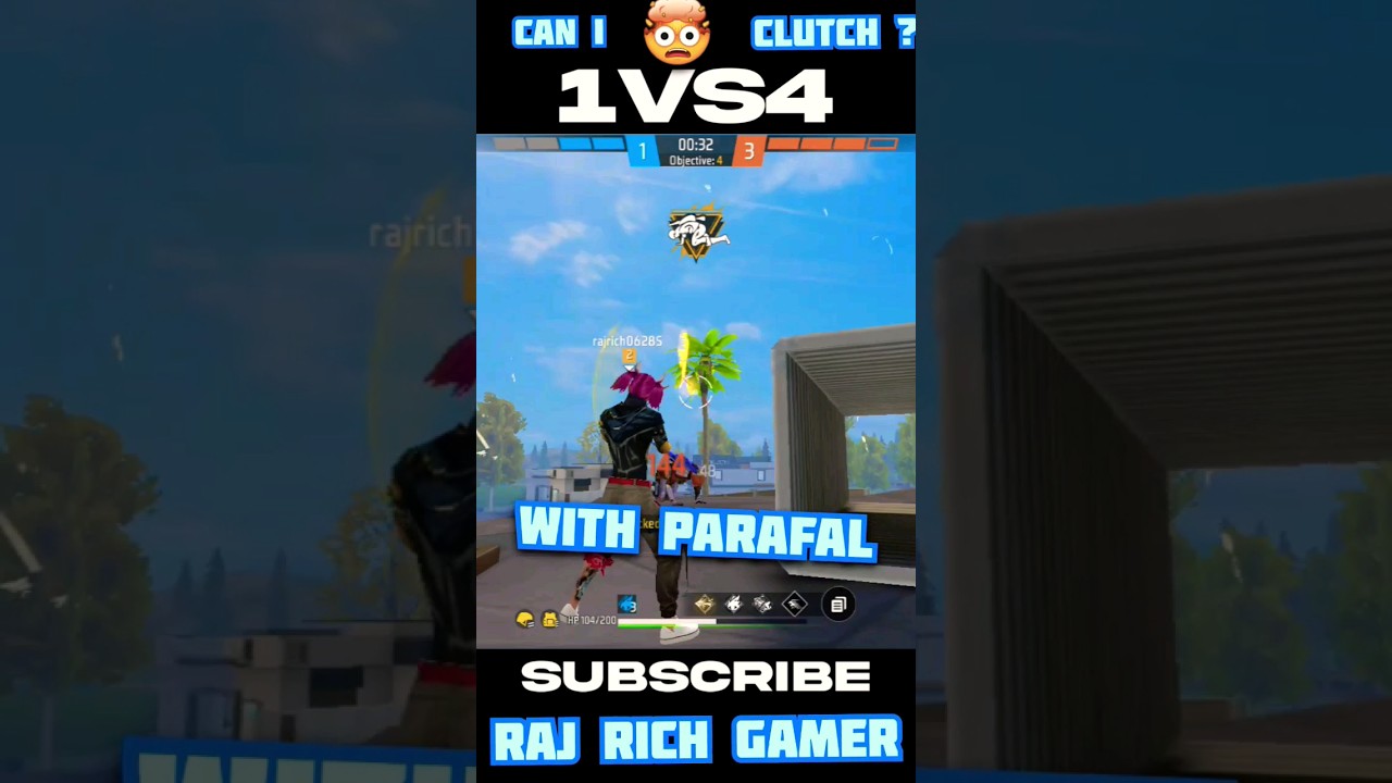 1 VS 4 🤯 cs ranked PARAFAL hacker level clutch !! teammates shocked😱🔥 ...