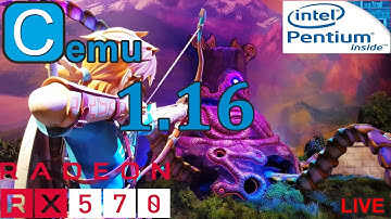 Cemu 1.16 with Vulkan on RX 570 4GB G4560 8GB RAM - No Commentary - 2020
