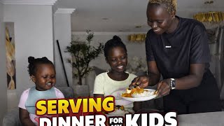 Serving Dinner for My Kids 🍽️ | Real Mom Life