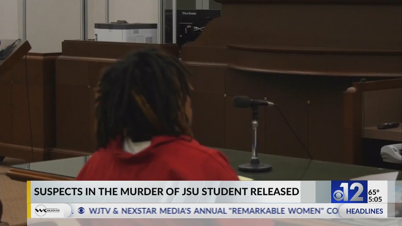 Two charged in death of JSU student released from custody - YouTube