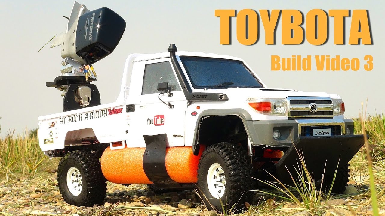 ADVENTURES - TOYBOTA PROJECT - PT 3 - TOP GEAR TRiBUTE BUiLD - TRUCK-BOAT - YouTube