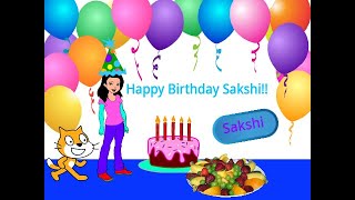 How to create a story in scratch tool - Happy Birthday Story