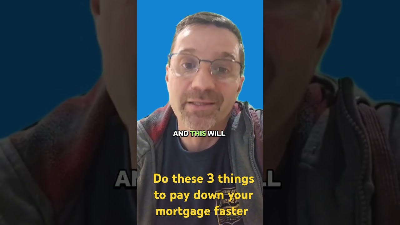 Do these three things too pay your mortgage off faster. 