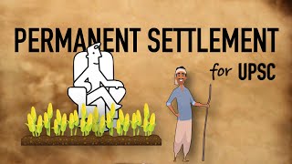 Permanent Settlement Act 1793 | Lorn Cornwallis | Modern History for UPSC