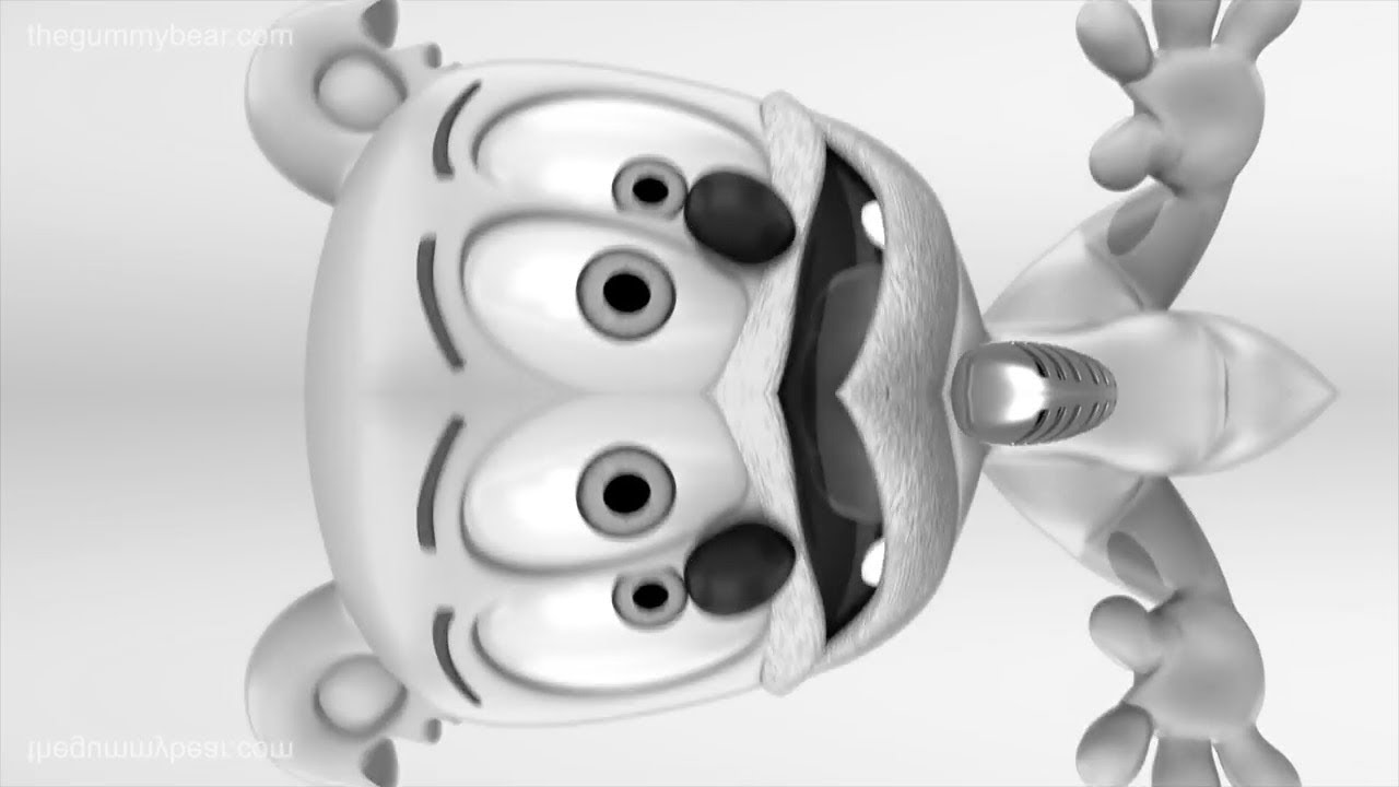 BLACK & WHITE Gummybear SPECIAL REQUEST Gummibär Greek HD Gummy Bear Song