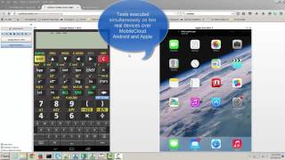 web and mobile test automation demo using CA AppTest