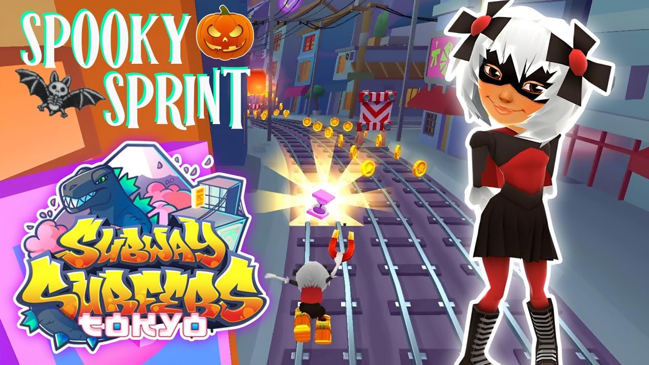 SUBWAY SURFERS NEW SPOOKY SPRINT IN TOKYO 2023 || SUBWAY SURFERS HAUNTED HOOD 2024