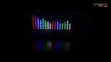 DIY FFT1625 Digital Clock Music Spectrum Electronic Kit With Temperature Display With Housing