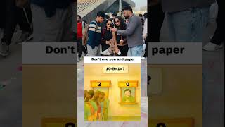Famous whose answer is correct ✅#viral #shorts #funny #trending #maths #questions Profile