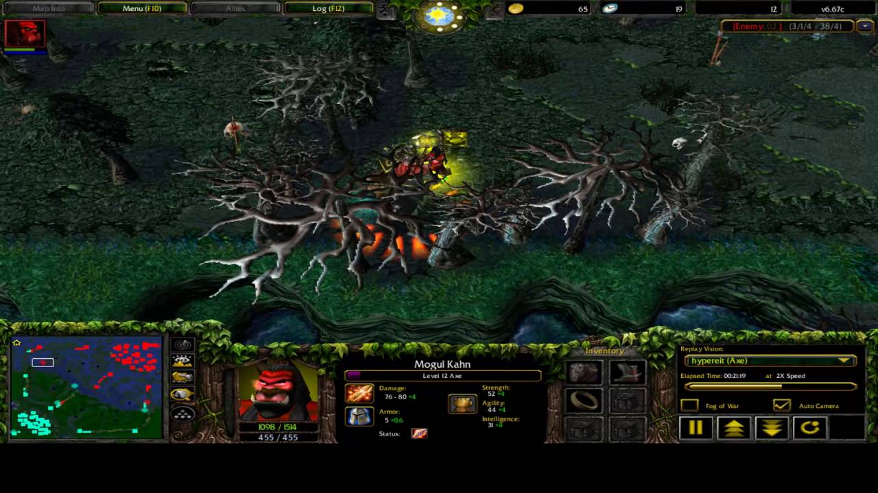 Dota 1 Hard Line Axe Hypereit 2xVanguard Standard Gameplay