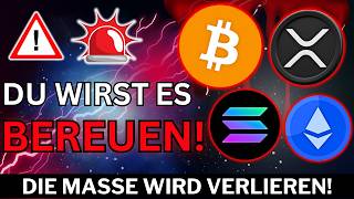 🚨Bitcoin Crash: Erholung Oder Weiterer DUMP? DAS Passiert JETZT Bei BTC & Co!