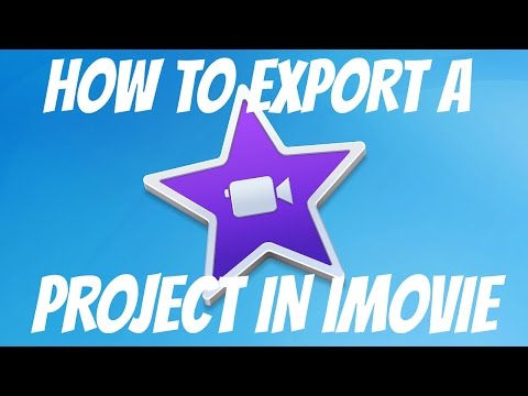 How To Save/Export A Project In IMovie | HD