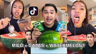 Download lagu TRYING TIKTOK FAMOUS FOOD (Part 45)