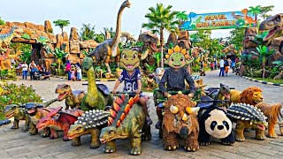 NOVEL & SAMUEL NAIK ANIMAL RIDE DINOSAURUS,NAIK MOBIL MOBILAN,NAIK ODONG ODONG KERETA & MOBIL ANTIK