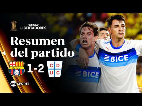 Cruzados vence a Barcelona en Libertadores 2026 y aplica presión en Grupo D