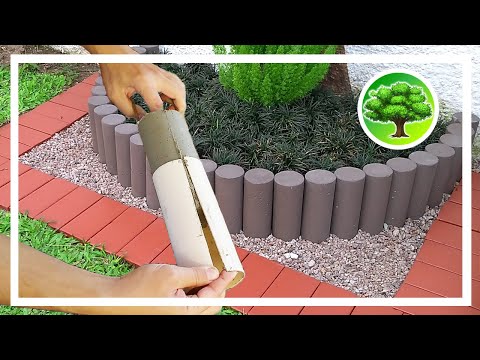 💚 DIY - GARDEN DECORATION 2 / GARDEN CEMENT CRAFT