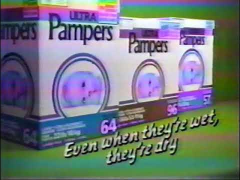 1986 Commercial - Pampers - Lock Away Core - YouTube