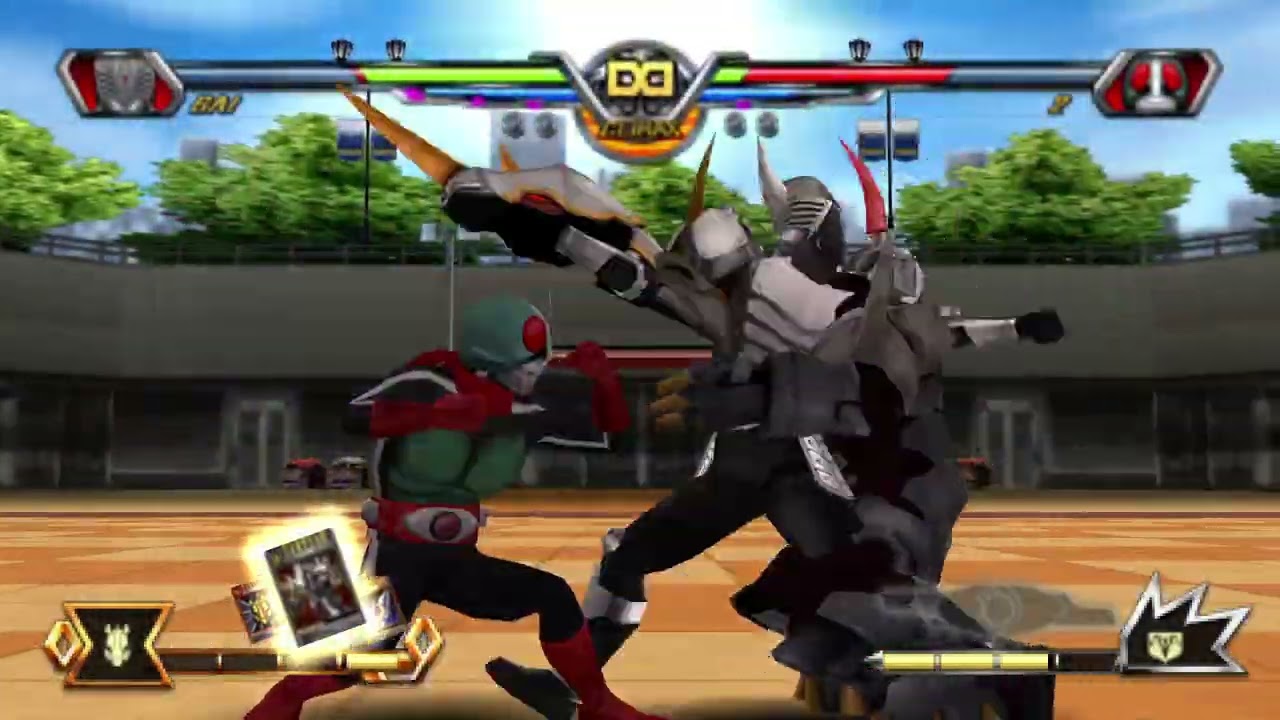 Kamen Rider Super Climax Heroes (PSP) Gai vs Rider 2