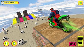 Superhero Tricky Bike Race {Kids Games} New Android Gameplay Superhero Cartoon #Cartoons screenshot 3