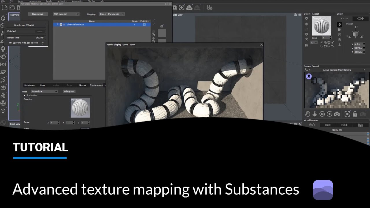 VUE: Advanced texture mapping with Substances - YouTube