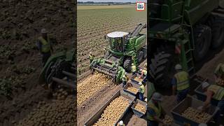 How Potatoes Are Processed in Factory | Potato Processing Plant Documentary | Farm to Factory#shorts