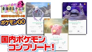 【ポケモン GO】国内のポケモン全てコンプリートしてみた - 東海道五十三次 1人旅のその後