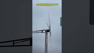 новый ветряк 15 кВт за день