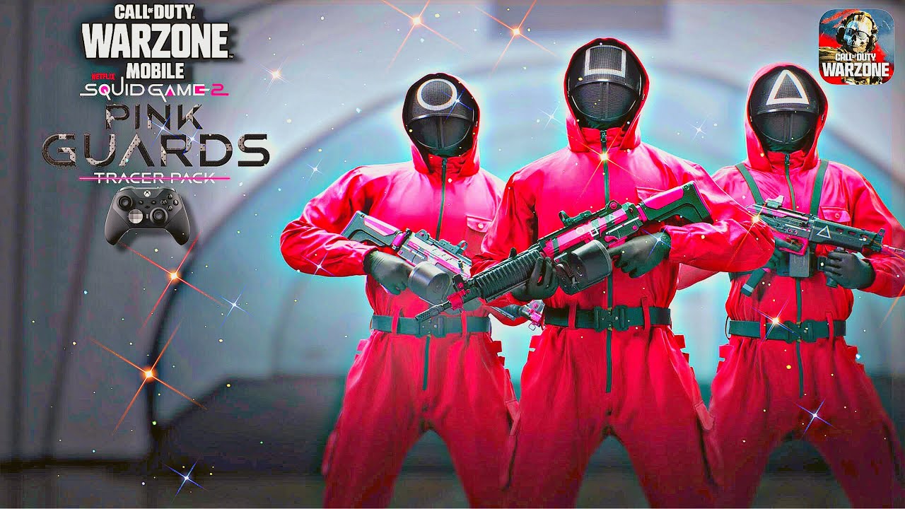 Warzone Mobile Squid Game 2 Pink Guards Tracer Pack Gameplay!