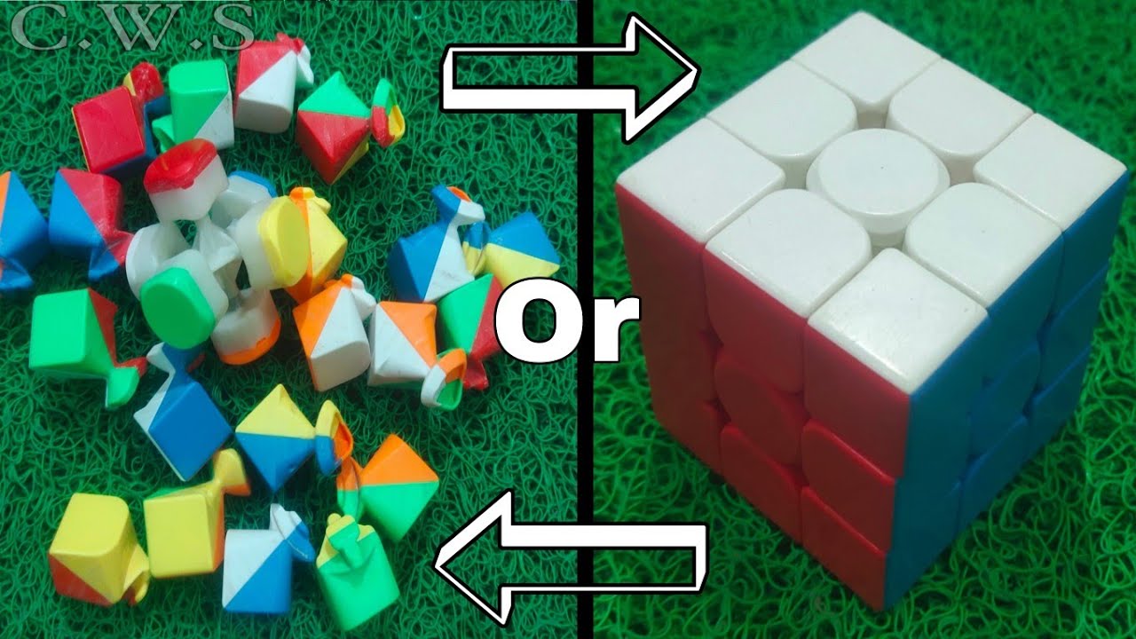 Cube Disamble Math How to DISSASEMBLE and ASSEMBLE a Rubik's Cube in HINDI/assemble a cube ...