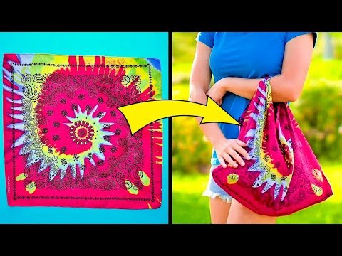 35 TRUCO DE ROPA INCREÍBLES CON BANDANAS Y BUFANDAS