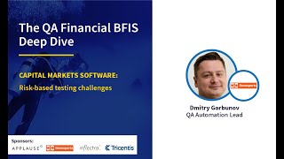 CAPITAL MARKETS SOFTWARE: Risk-based testing challenges screenshot 5